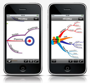 imindmap, mindmap, mind map, visual map, buzan, tony buzan, iphone, ipod touch
