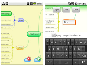 thinkingspace, mind map memo, android