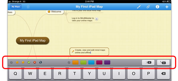 MindMeister for iPad version 4.1