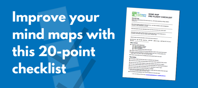 Improve your mind maps with this 20-point checklist - Mind Mapping ...