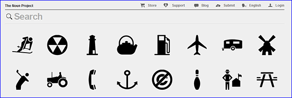 The Noun Project - SVG icon collection