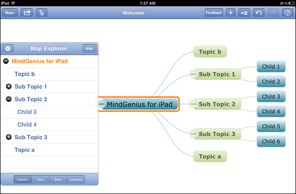 MindGenius for iPad