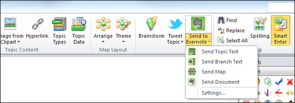 Note Exchange - Evernote integration for ConceptDraw MINDMAP