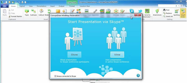 ConceptDraw Remote Presentation for Skype