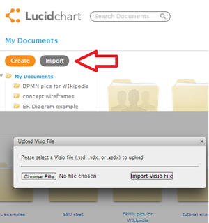 Import Visio documents into LucidChart