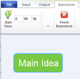 brainstorm timer - mind mapping software