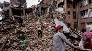 earthquake damage - nepal