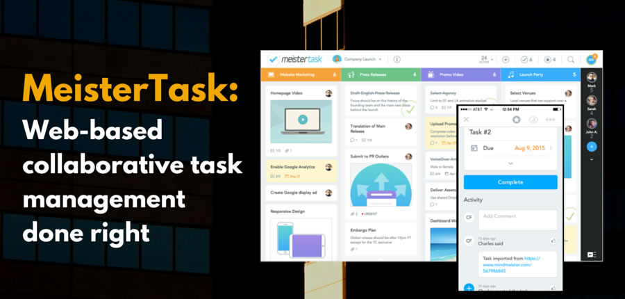 MeisterTask - social task management