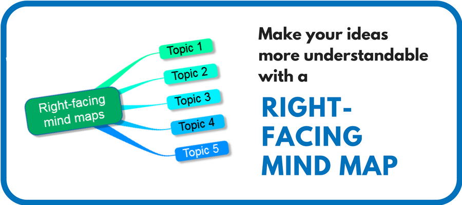 Why use a right-facing mind map?