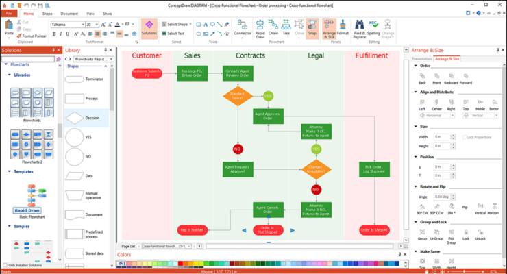 ConceptDraw DIAGRAM 12 surprises with its versatility, customizability