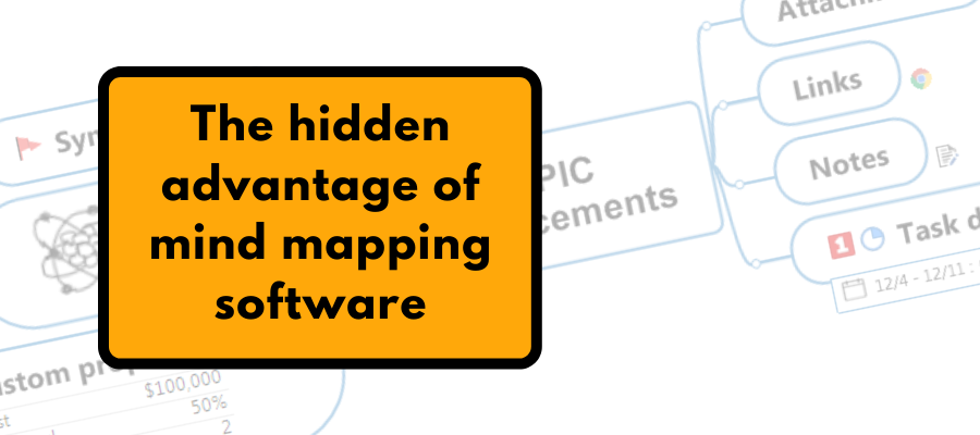 hidden advantage of mind mapping software