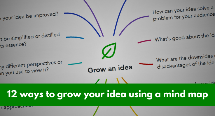 12 ways to grow your idea using a mind map