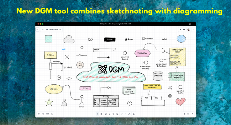 New DGM tool combines sketchnoting with diagramming